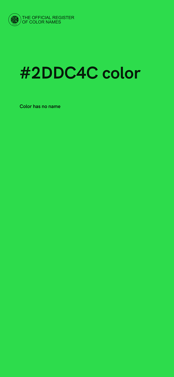 #2DDC4C color image