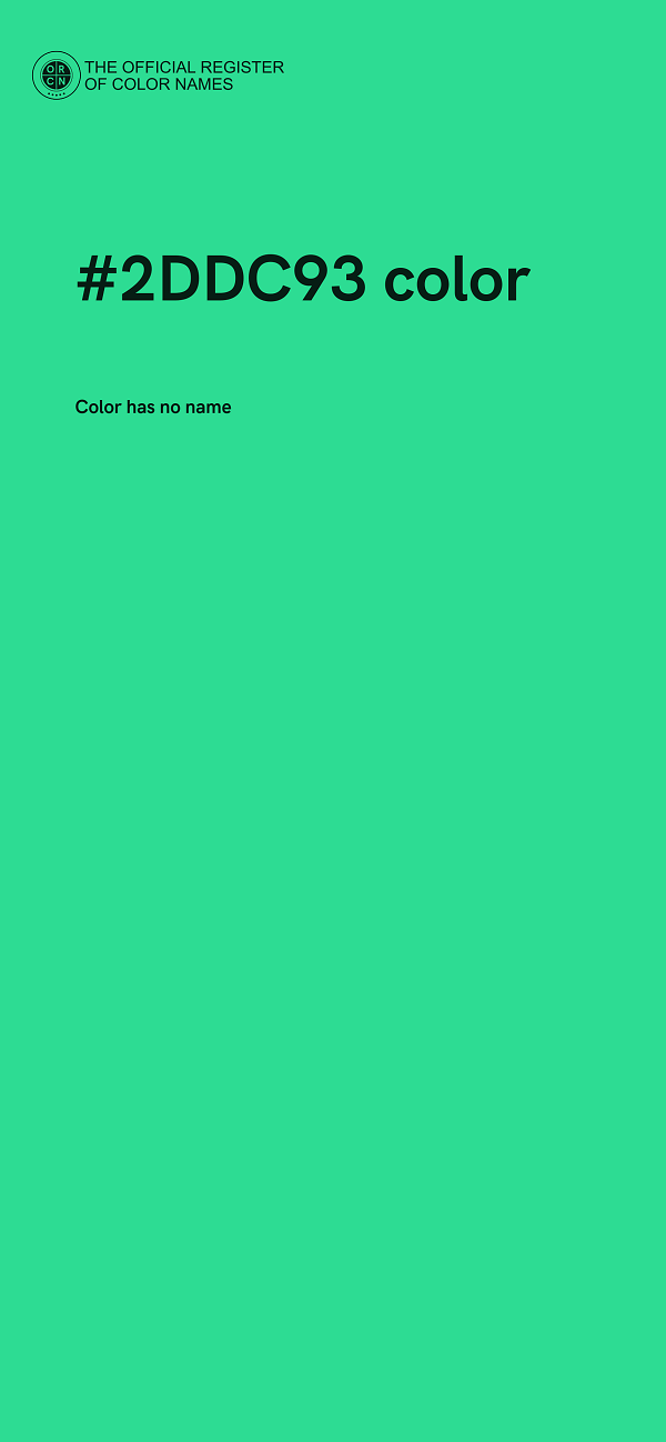 #2DDC93 color image