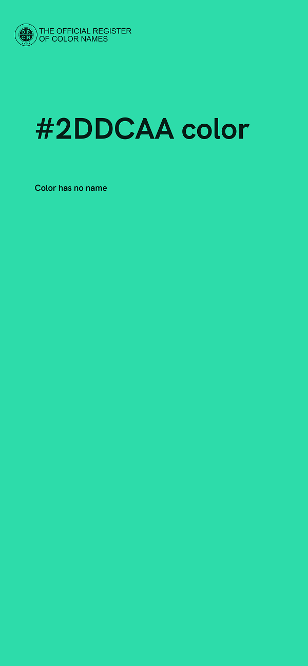 #2DDCAA color image