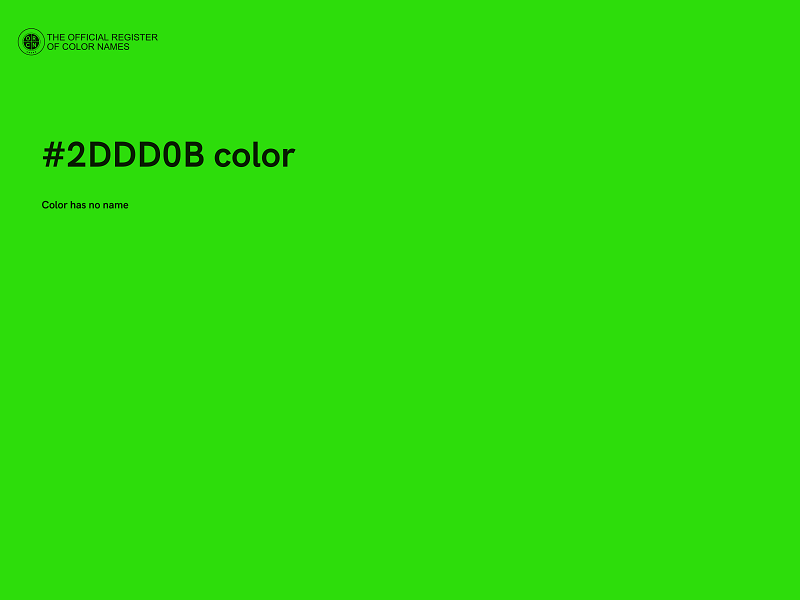 #2DDD0B color image