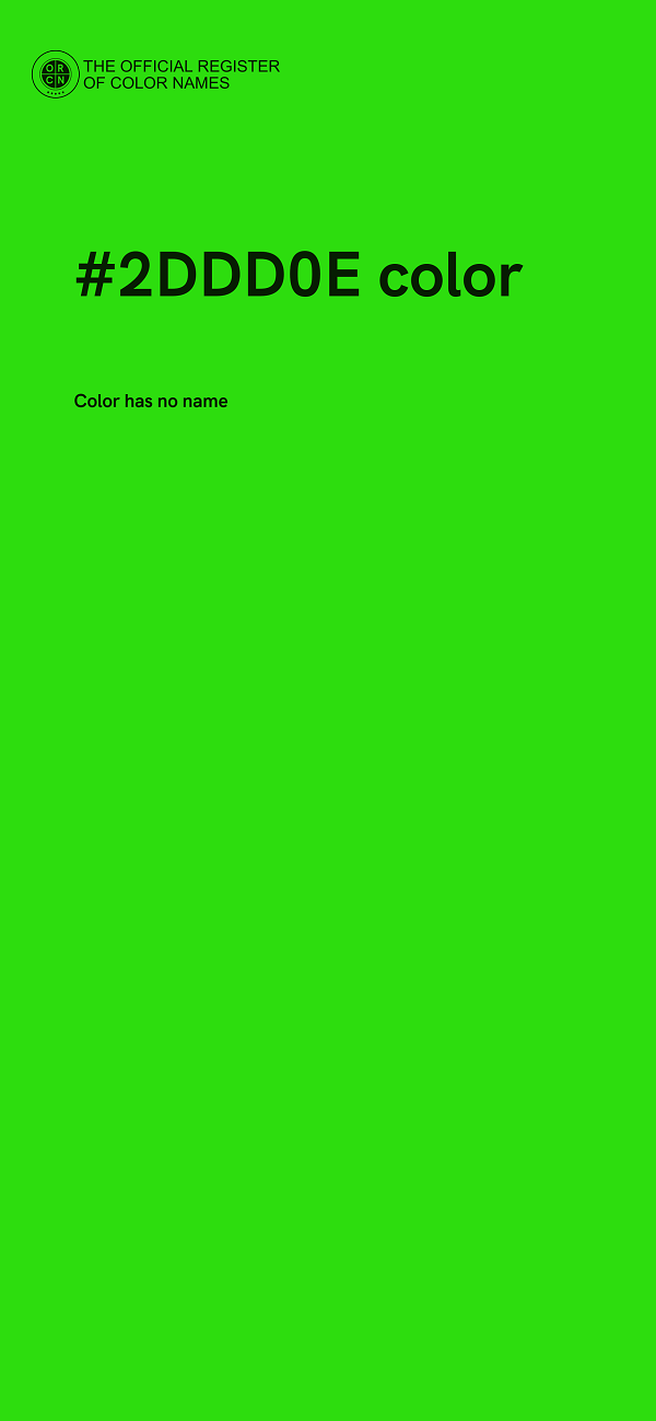 #2DDD0E color image