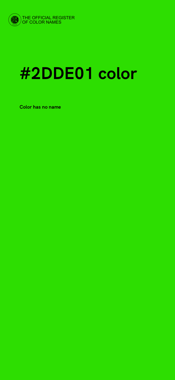 #2DDE01 color image