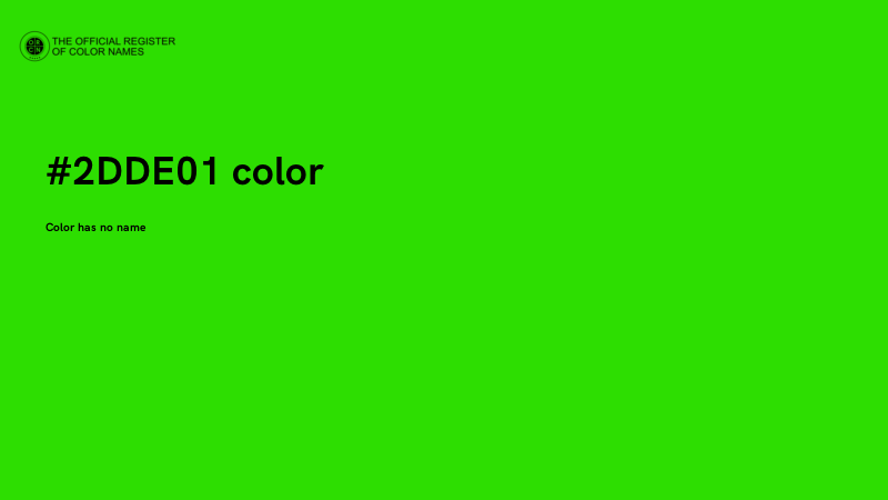 #2DDE01 color image