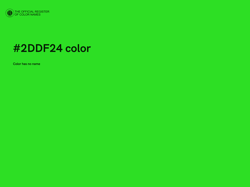 #2DDF24 color image