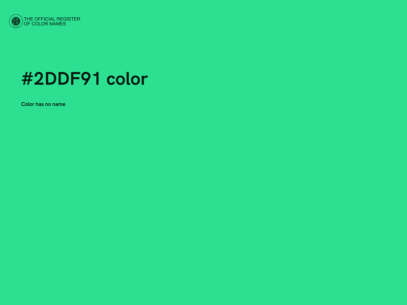 #2DDF91 color image