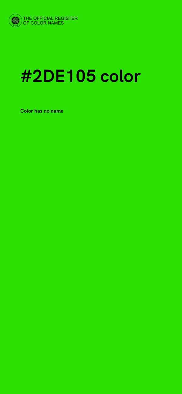 #2DE105 color image