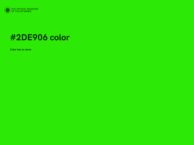 #2DE906 color image