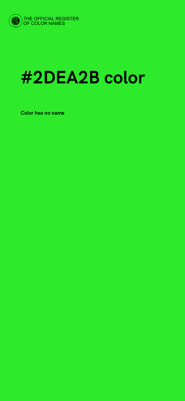 #2DEA2B color image