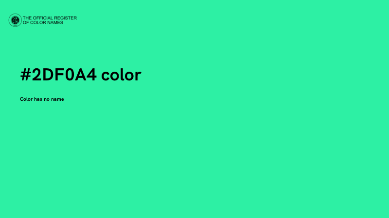 #2DF0A4 color image