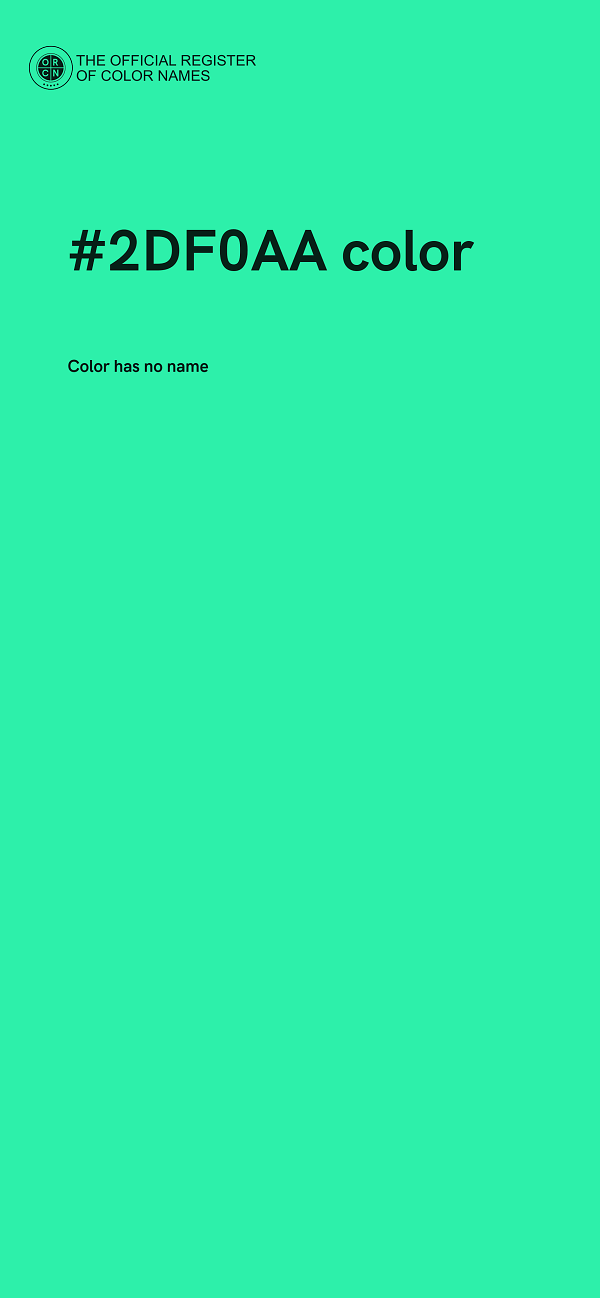 #2DF0AA color image