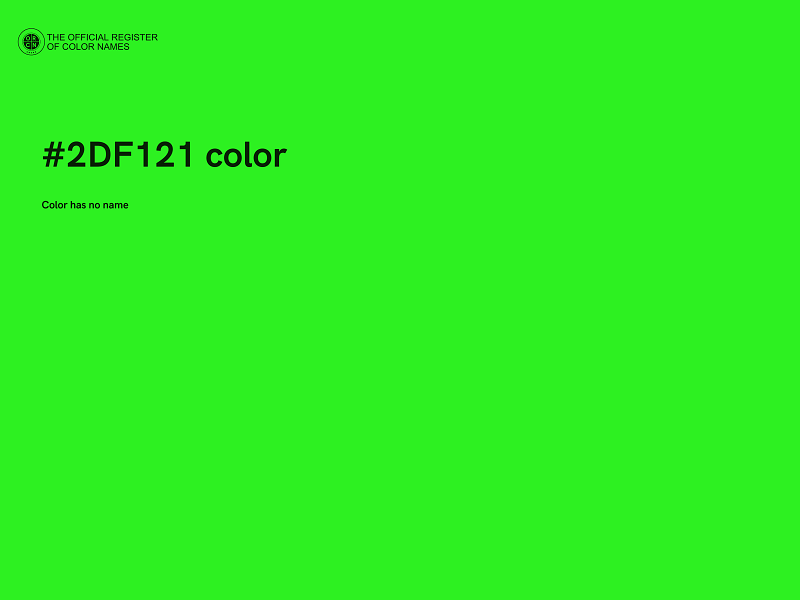 #2DF121 color image