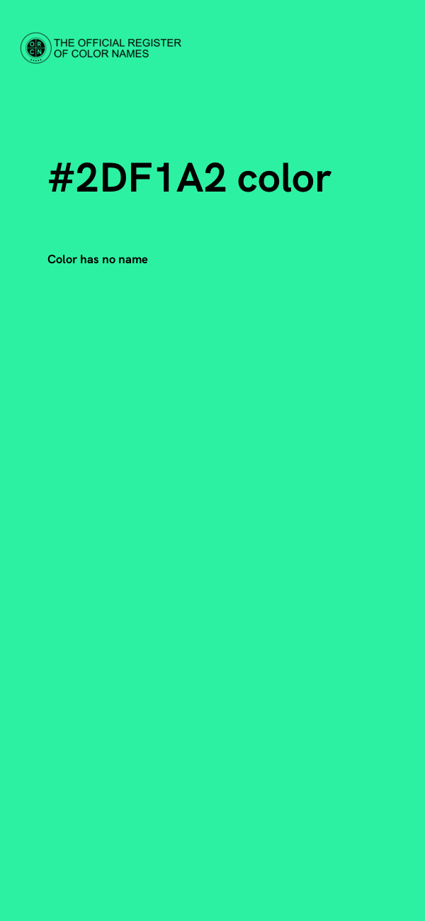 #2DF1A2 color image