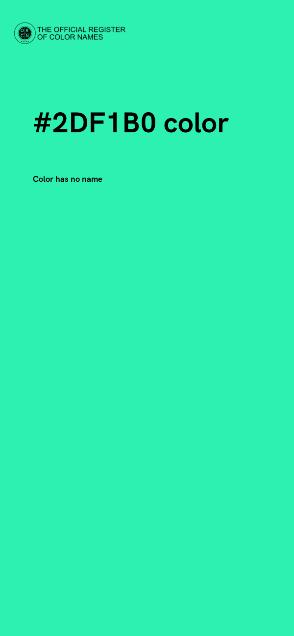 #2DF1B0 color image