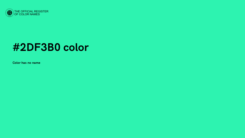 #2DF3B0 color image