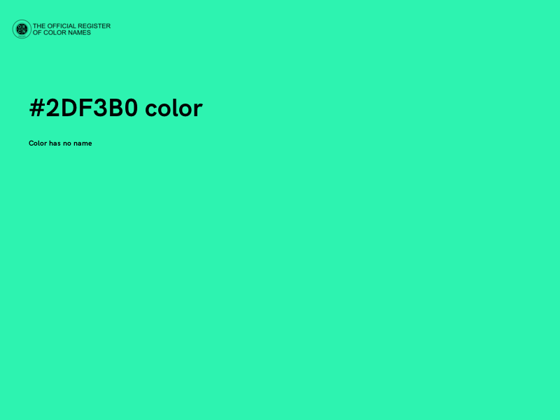 #2DF3B0 color image