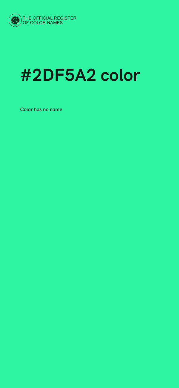 #2DF5A2 color image