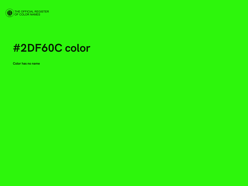 #2DF60C color image