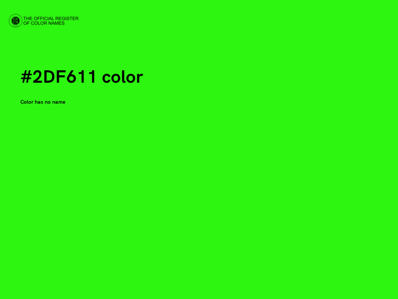 #2DF611 color image