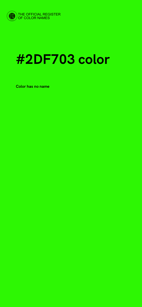 #2DF703 color image