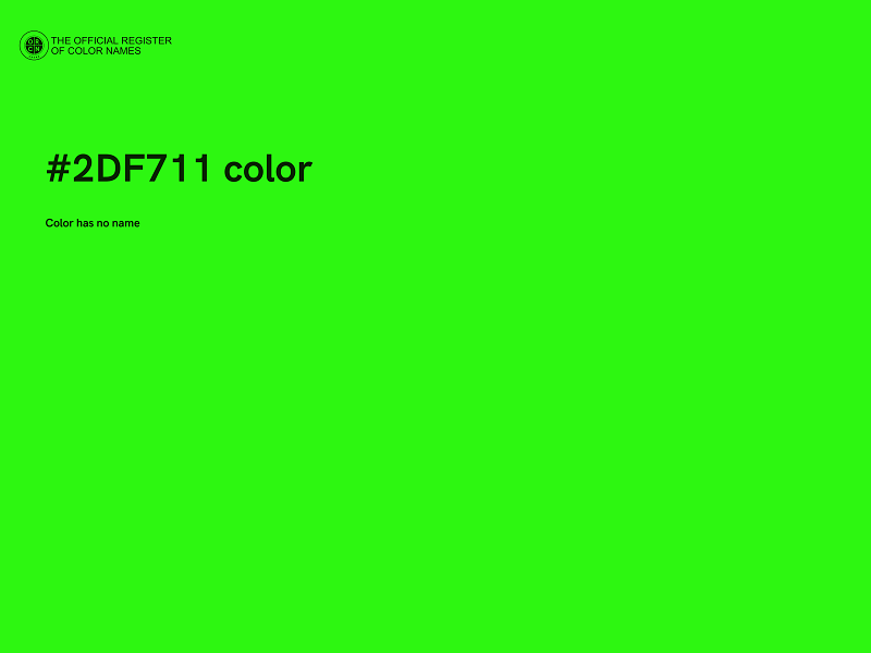 #2DF711 color image