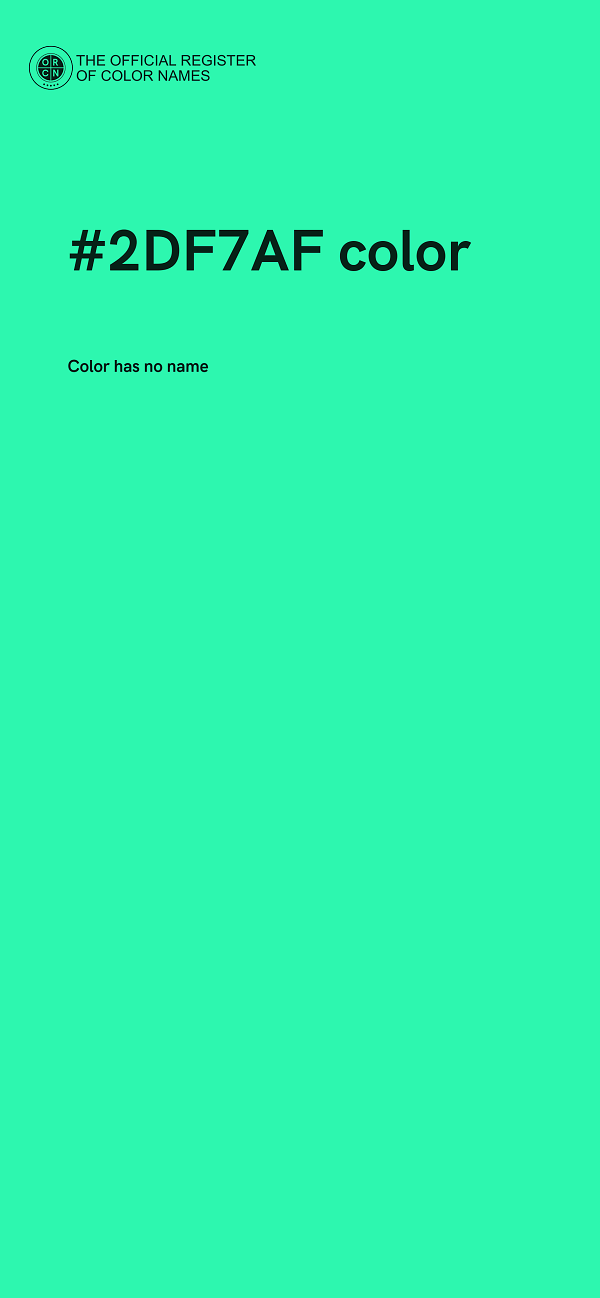 #2DF7AF color image