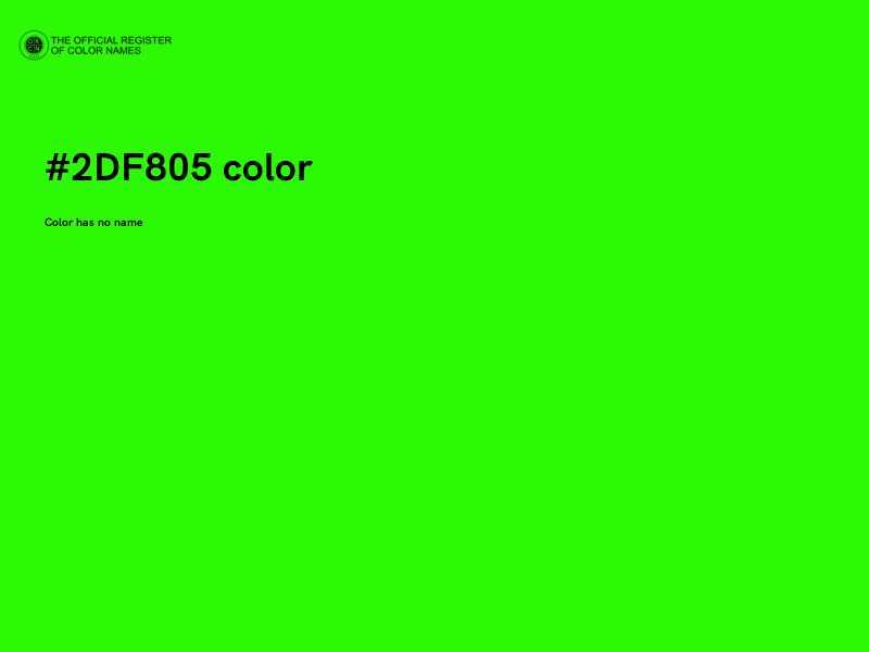 #2DF805 color image