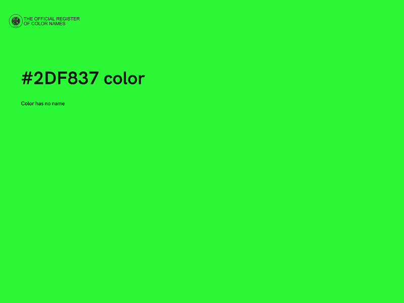 #2DF837 color image