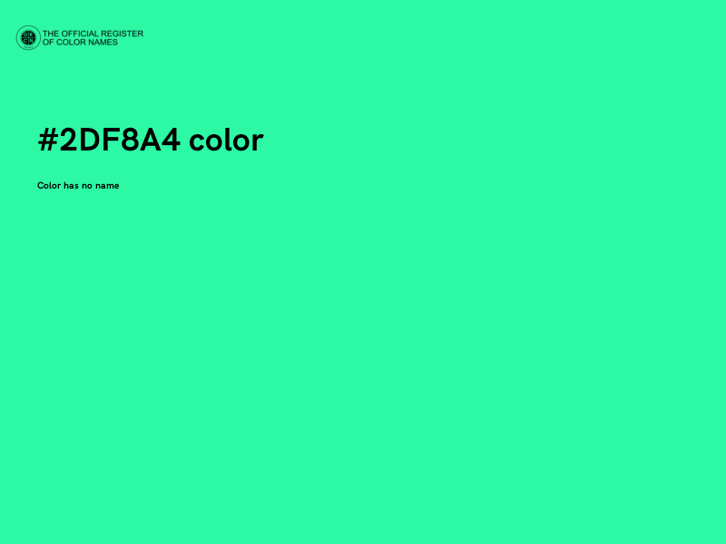 #2DF8A4 color image