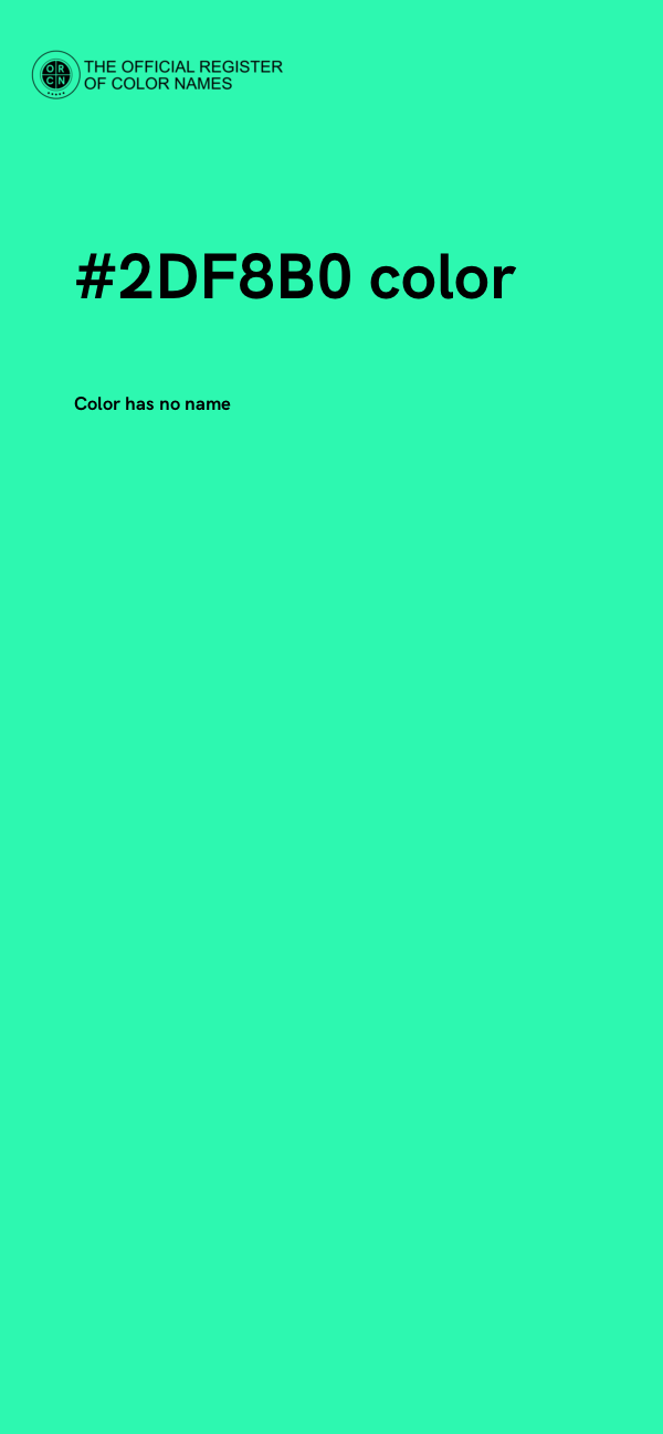 #2DF8B0 color image