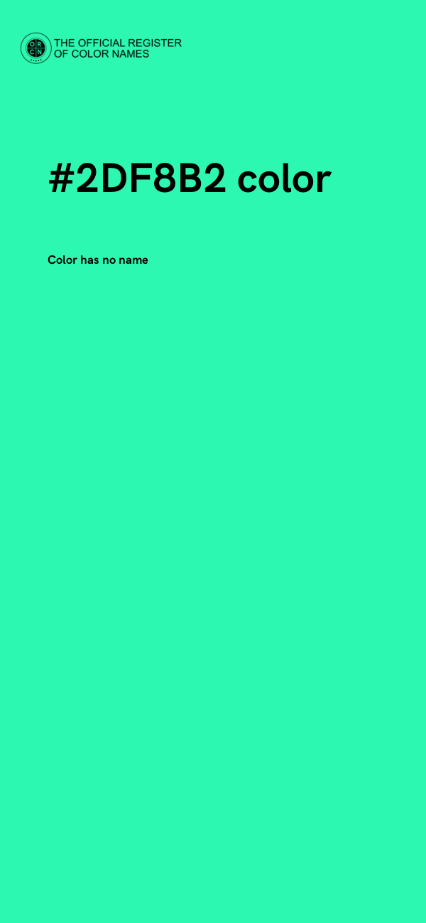 #2DF8B2 color image