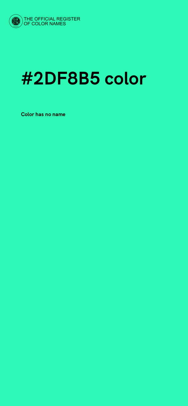 #2DF8B5 color image