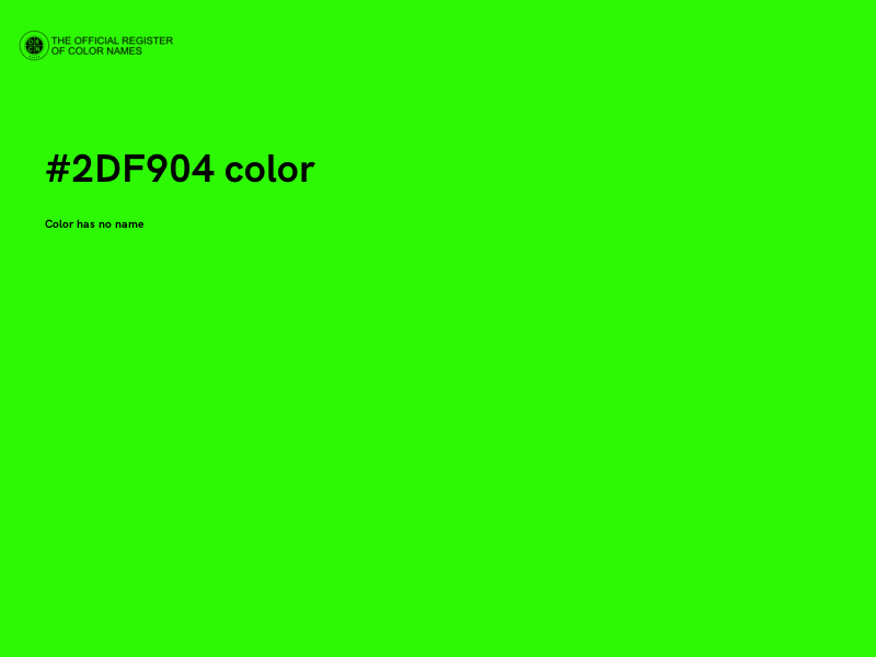 #2DF904 color image