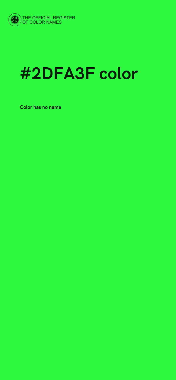 #2DFA3F color image