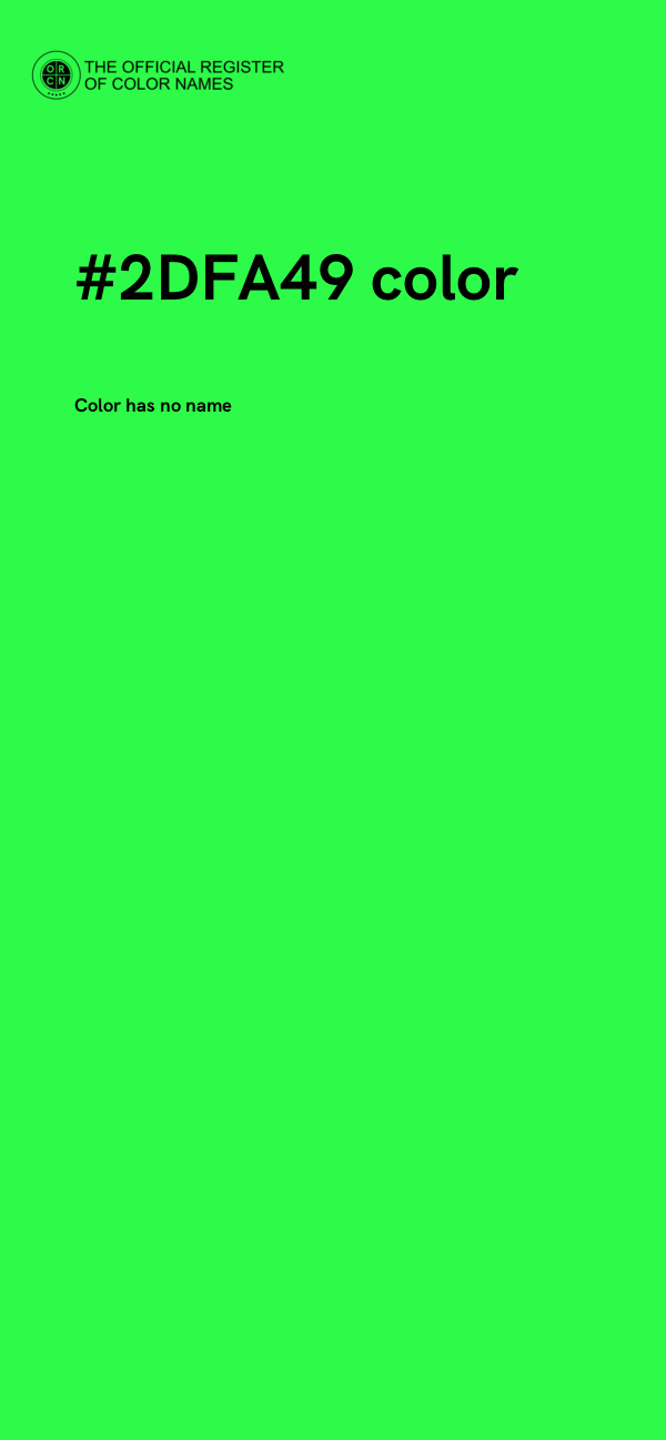 #2DFA49 color image