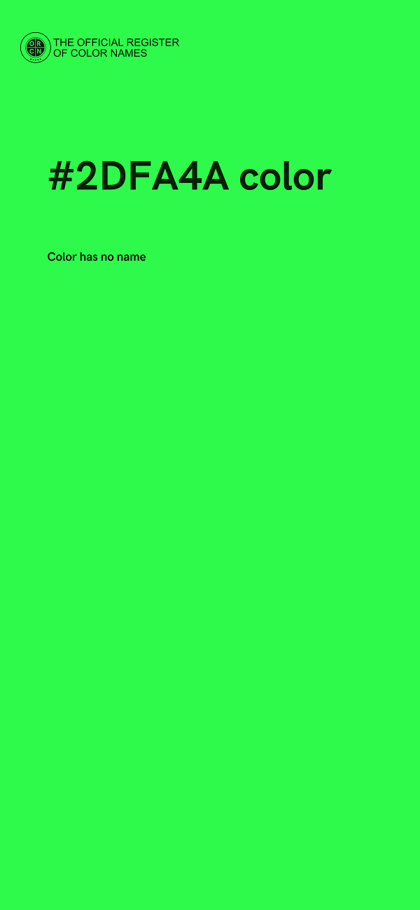 #2DFA4A color image