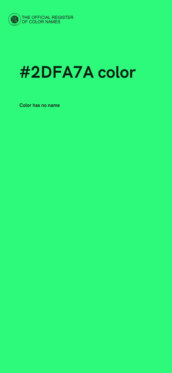 #2DFA7A color image