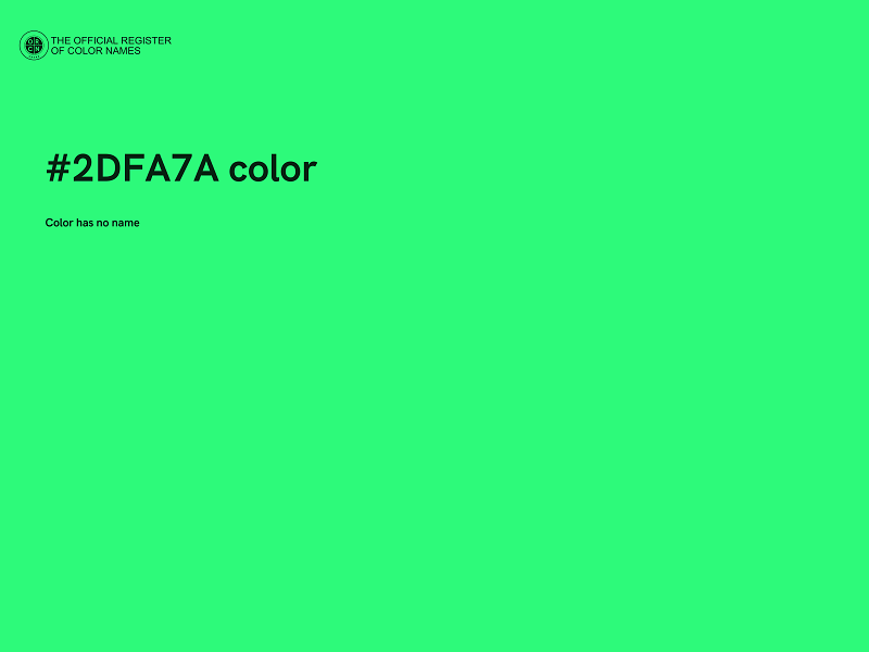 #2DFA7A color image