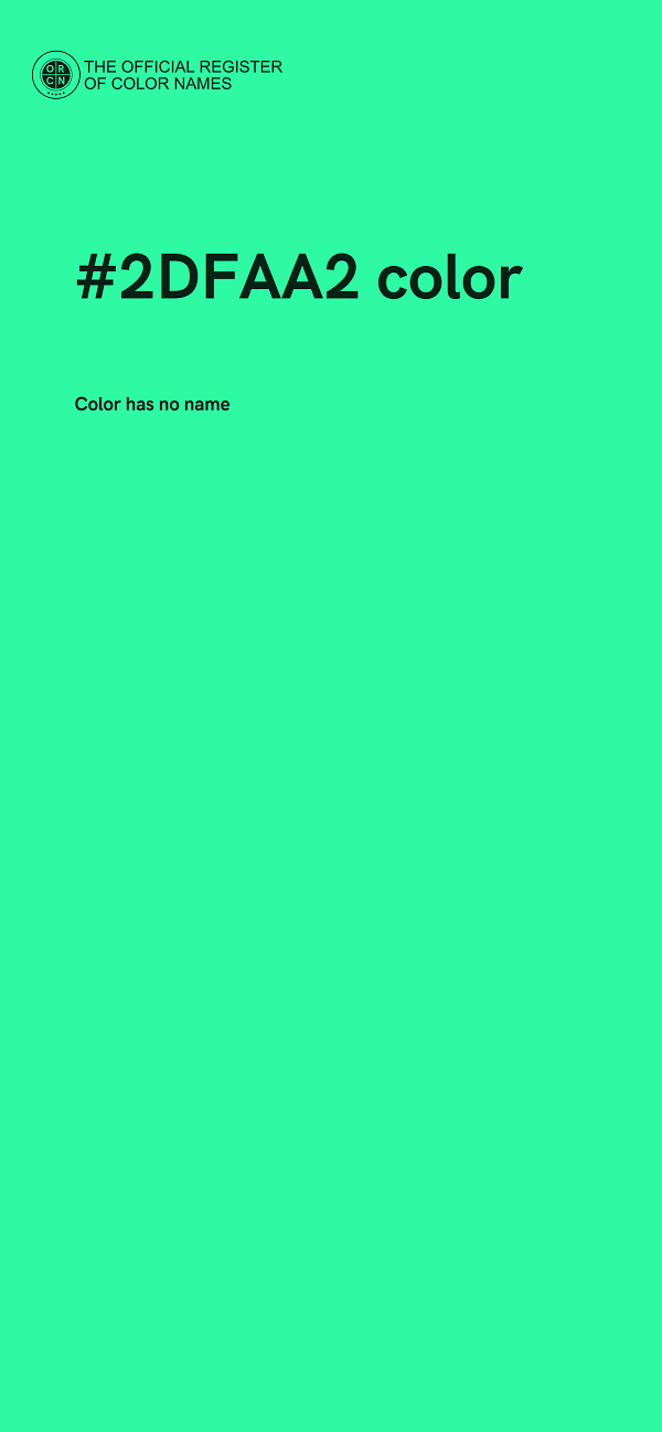 #2DFAA2 color image