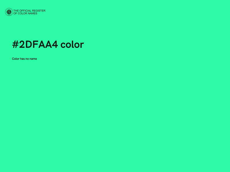 #2DFAA4 color image