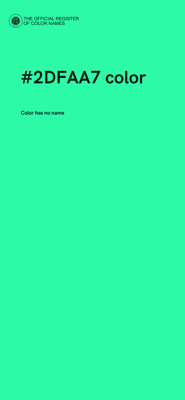 #2DFAA7 color image