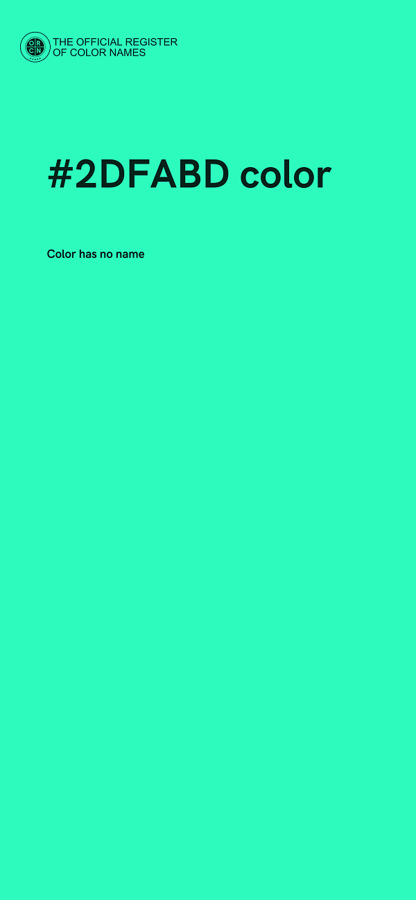 #2DFABD color image