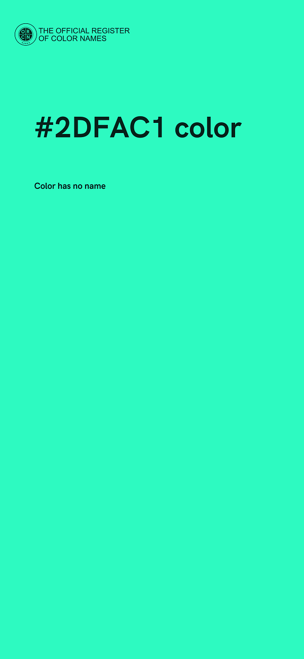 #2DFAC1 color image