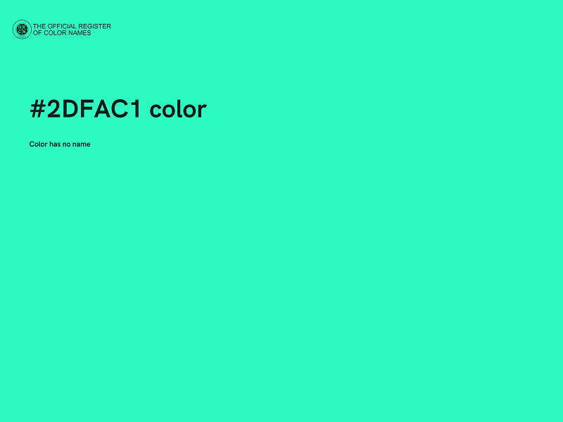 #2DFAC1 color image