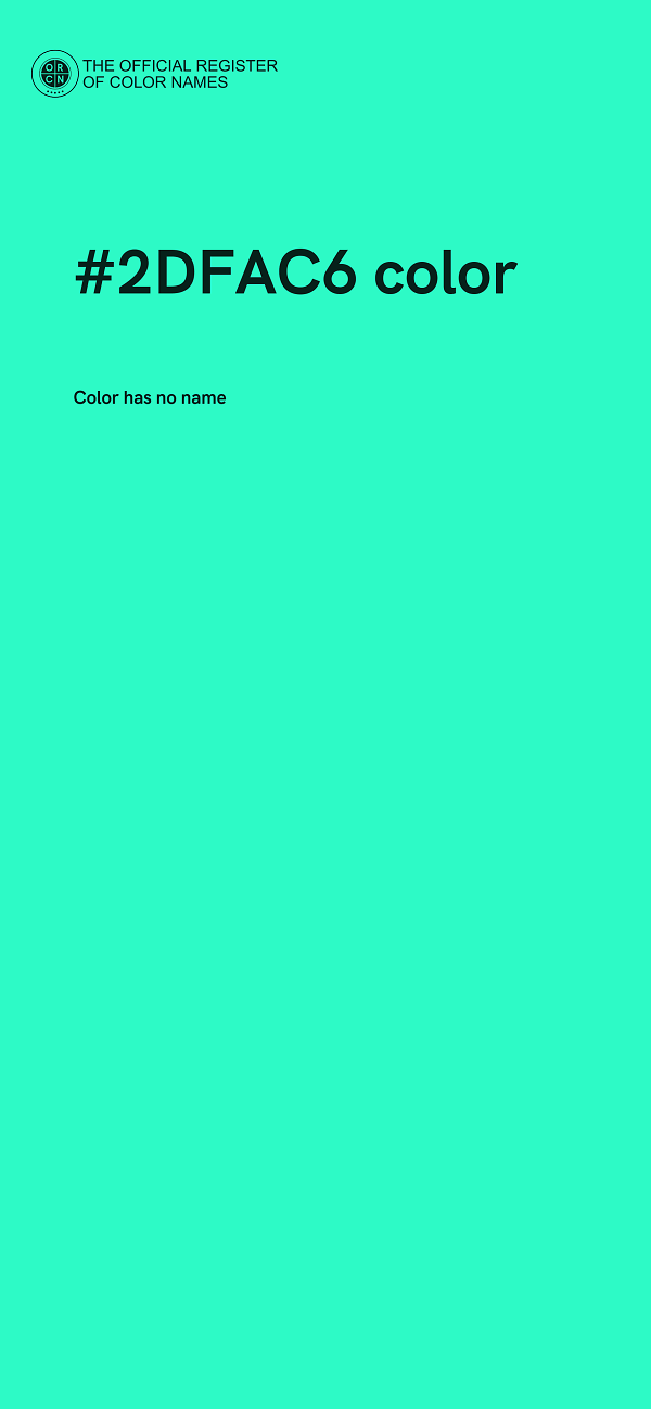 #2DFAC6 color image