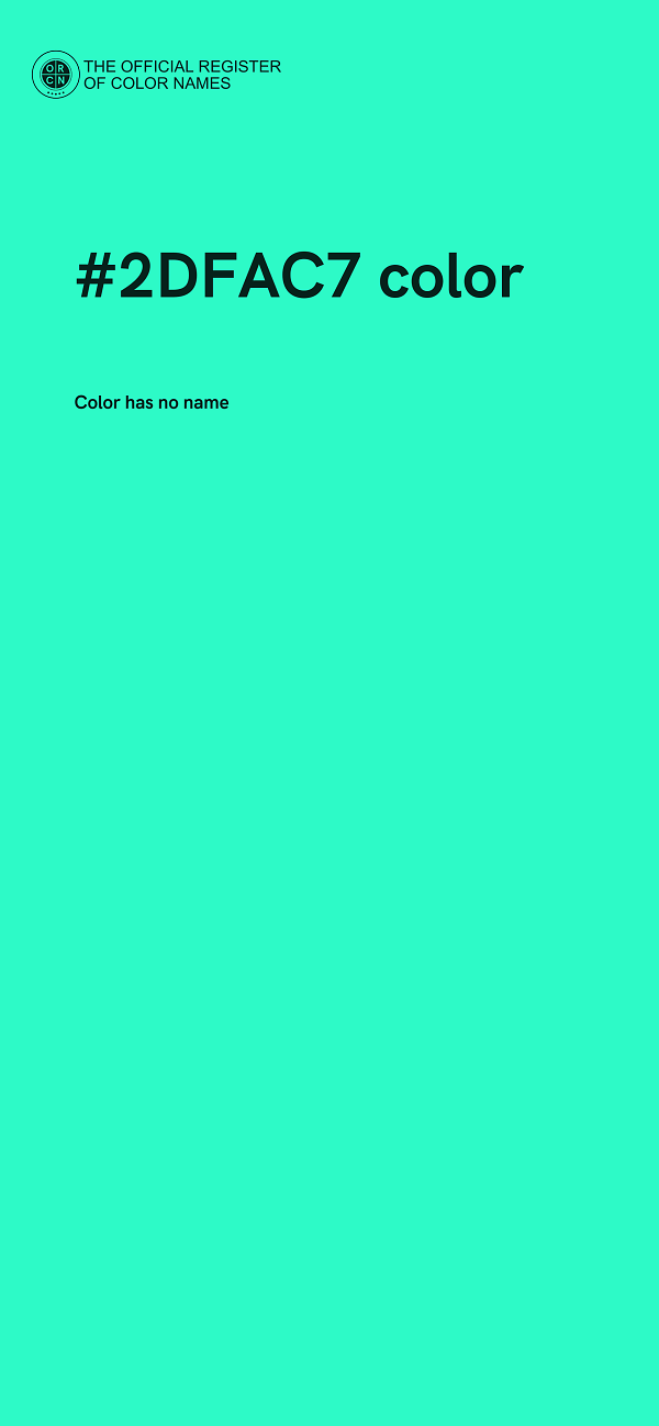 #2DFAC7 color image