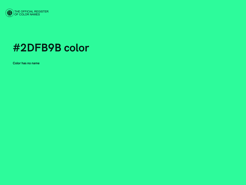 #2DFB9B color image