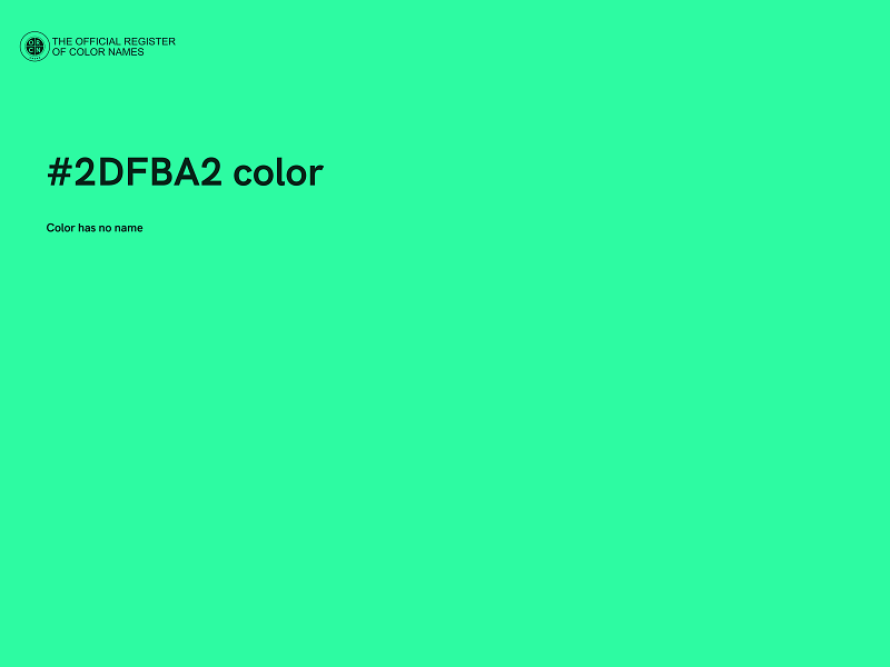 #2DFBA2 color image