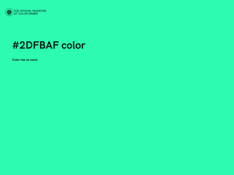 #2DFBAF color image
