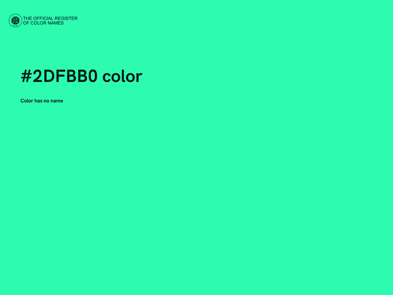 #2DFBB0 color image