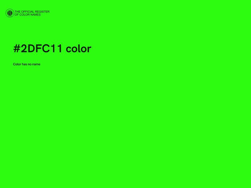 #2DFC11 color image